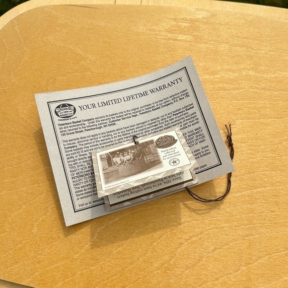 USA Peterboro Limited Edition 150th Anniversary American Flag Basket w/ Liner - Picture 9 of 12